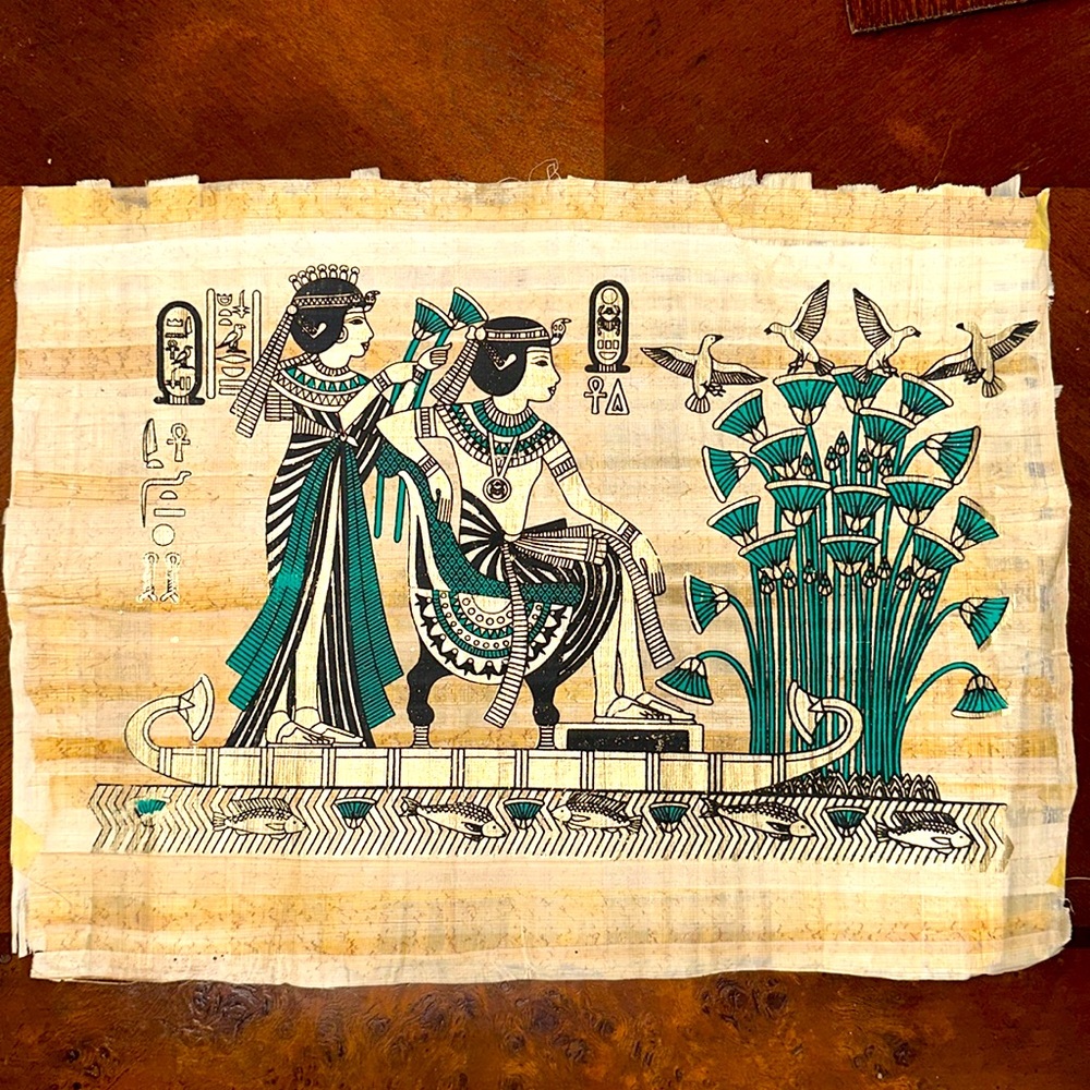 King Tutankamun and Queen Ankhesenamun